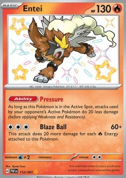 NM - Paldean Fates - Entei