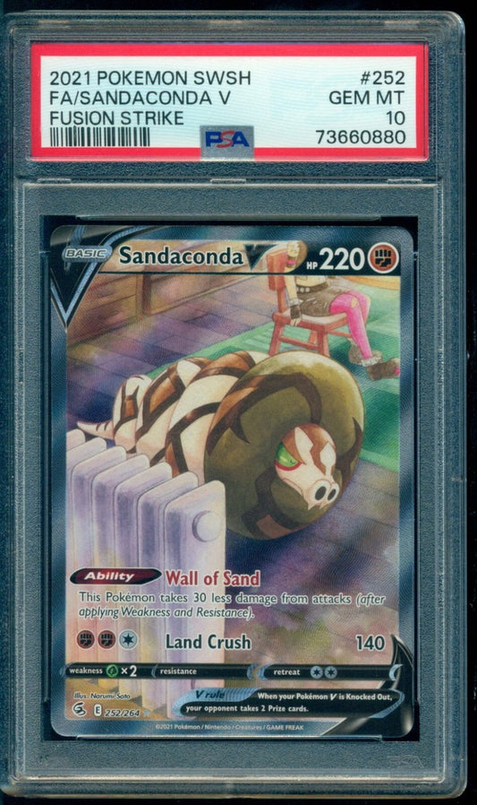 PSA10 - Fusion Strike - Sandaconda V (2021)